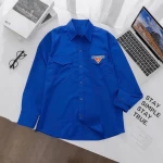 Áo Đoàn Thanh niên may sẵn kate silk thêu logo NA-AD01