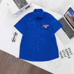 Áo Đoàn Thanh niên may sẵn kate silk thêu logo NA-AD01