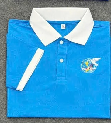 Áo polo Hội Phụ nữ cổ trắng thêu logo may sẵn NA-APN01