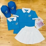 Áo polo Hội Phụ nữ cổ trắng thêu logo may sẵn NA-APN01