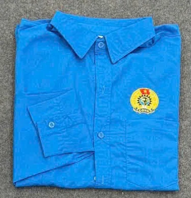 Áo sơ mi Công đoàn may sẵn thêu logo NA-ACD01