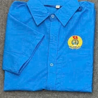 Áo sơ mi Công đoàn may sẵn thêu logo NA-ACD01