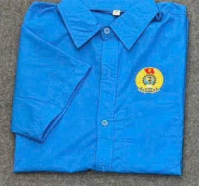 Áo sơ mi Công đoàn may sẵn thêu logo NA-ACD01