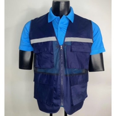 Áo ghile kỹ sư 1 khóa kéo NA-GL01