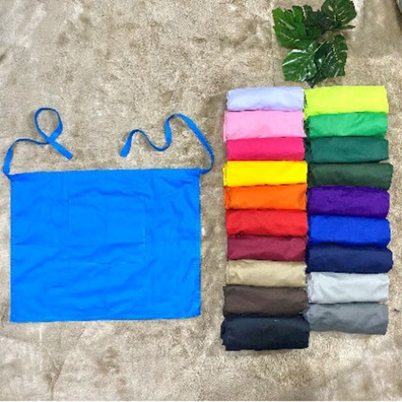 Tạp dề ngắn trơn nhiều màu NA-TD01