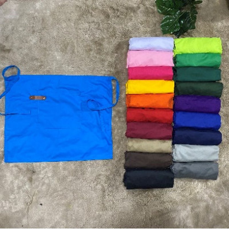 Tạp dề ngắn đính da NA-TD04
