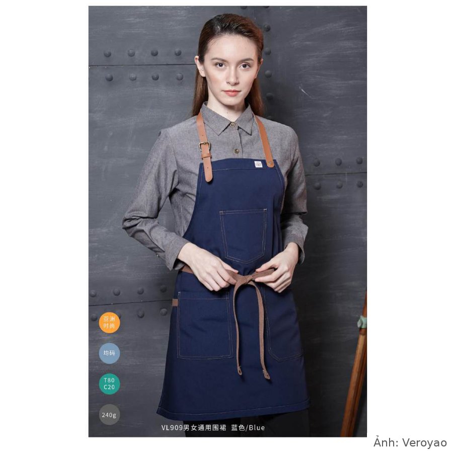 Tạp dề yếm dây da Veroyao VL909