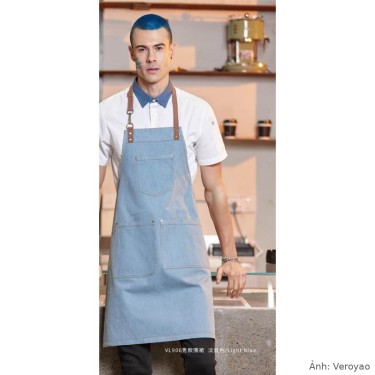 Tạp dề yếm denim đeo cổ Veroyao VL/S906