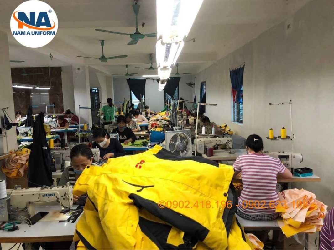 QUY TRÌNH SẢN XUẤT ĐỒNG PHỤC TẠI NAM Á UNIFORM