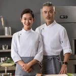 Áo đồng phục bếp tay dài may sẵn NAMA300