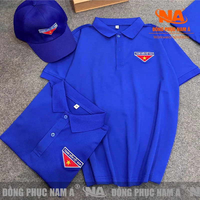 Áo thun polo đoàn thanh niên may sẵn