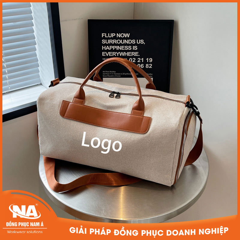 Balo vải bố thời trang in logo NAMA873