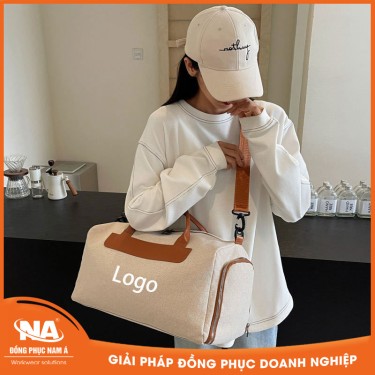 Balo vải bố thời trang in logo NAMA873