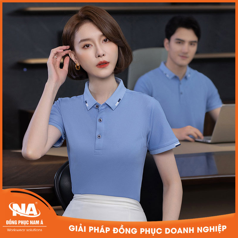 Áo thun đồng phục polo công ty NAMA010