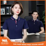 Áo thun đồng phục polo xanh đen NAMA021