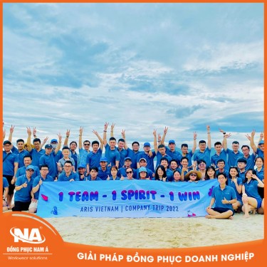 Áo thun đồng phục team building ARIS NAMA701
