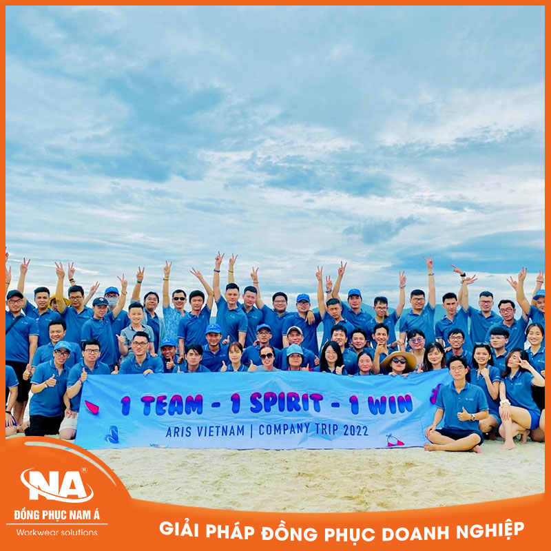 Áo thun đồng phục team building ARIS NAMA701