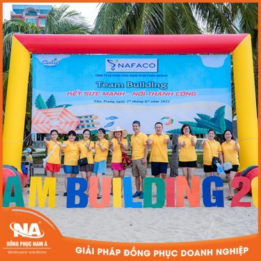 Áo thun đồng phục team building NAFACO NAMA702