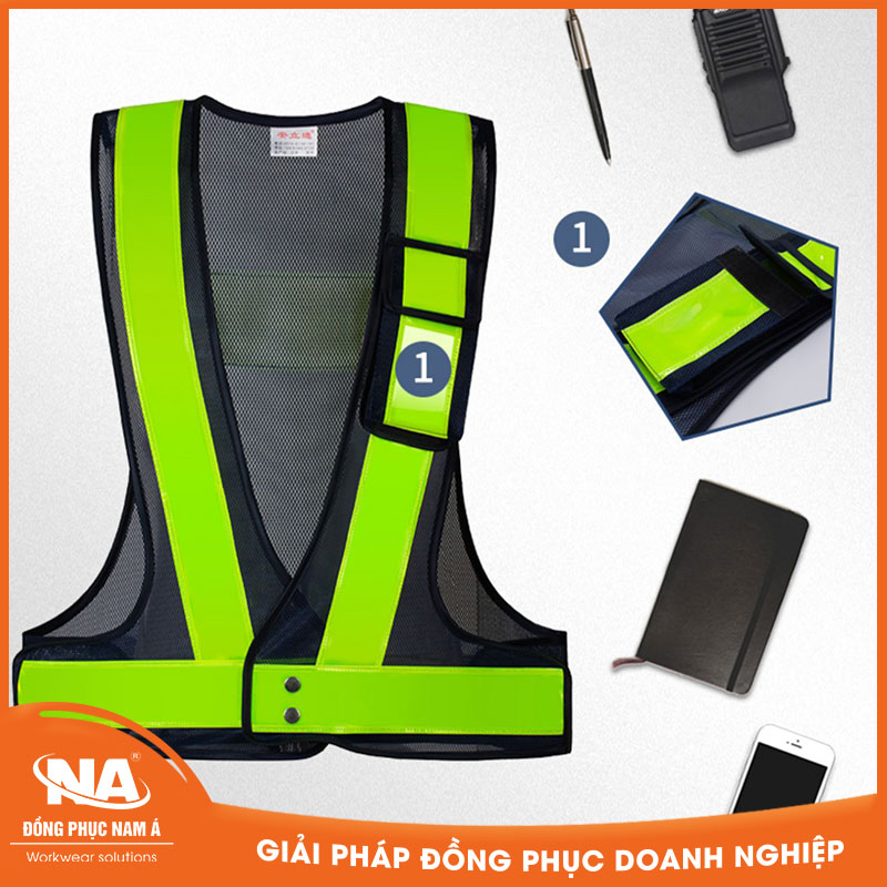 Áo phản quang bảo hộ lao động chữ A NAMA673
