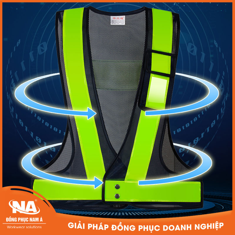 Áo phản quang bảo hộ lao động chữ A NAMA673