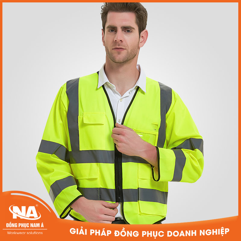 Áo phản quang bảo hộ lao động NAMA672