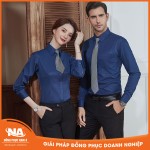 Đồng phục áo sơ mi công sở màu xanh than NAMA207