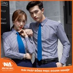 Đồng phục áo sơ mi công sở sọc dài tay NAMA205