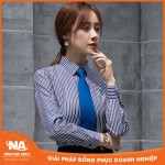 Đồng phục áo sơ mi công sở sọc dài tay NAMA205