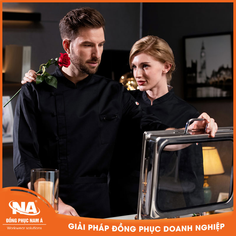 Đồng phục bếp nhà hàng cách tân NAMA405