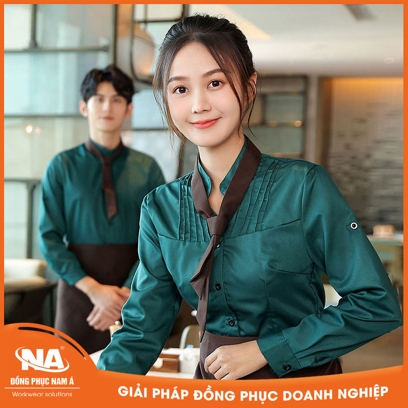 Đồng phục nhân viên phục vụ nhà hàng quán ăn NAMA518