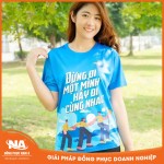 Áo thun đồng phục team building NAMA707