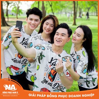 Áo thun đồng phục team building NAMA709