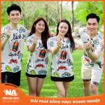 Áo thun đồng phục team building NAMA709