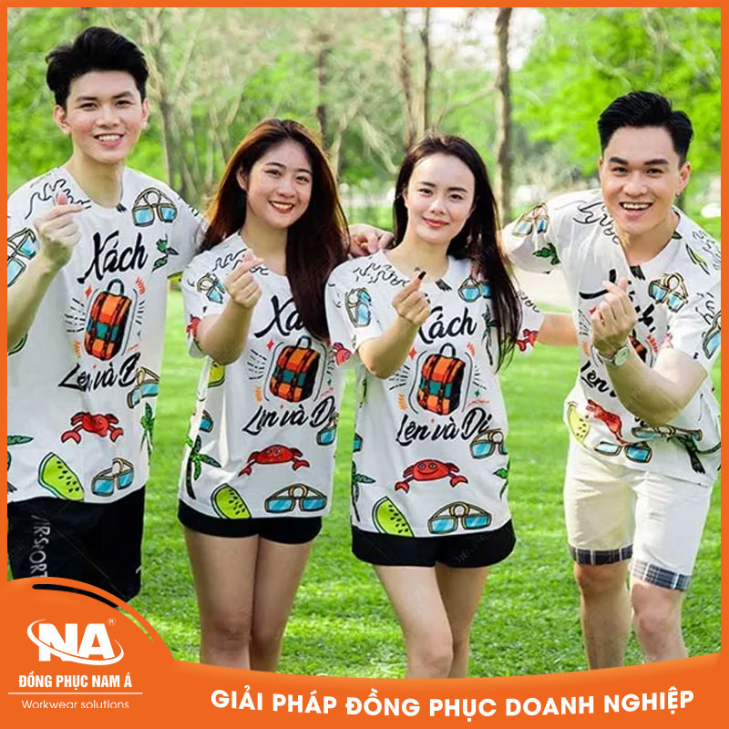 Áo thun đồng phục team building NAMA709