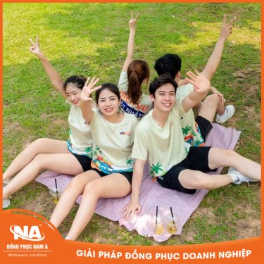 Áo thun đồng phục team building NAMA713