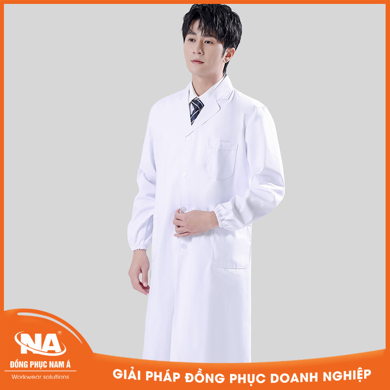 Đồng phục áo blouse bác sĩ tay chun NAMA306