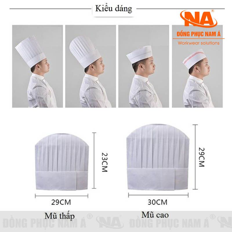 Mũ bếp giấy không dệt