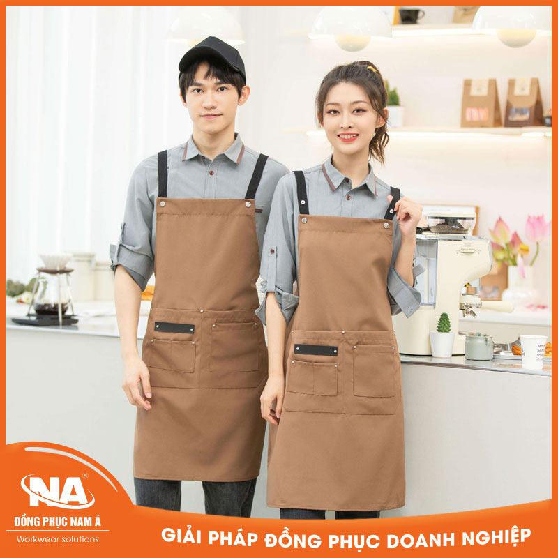 Tạp dề đồng phục nhà hàng cà phê NAMA107