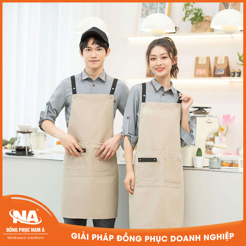 Tạp dề đồng phục nhà hàng cà phê NAMA107