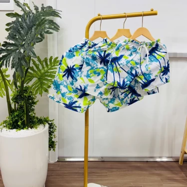 Quần kate đi biển may sẵn nhiều họa tiết NA-QB01